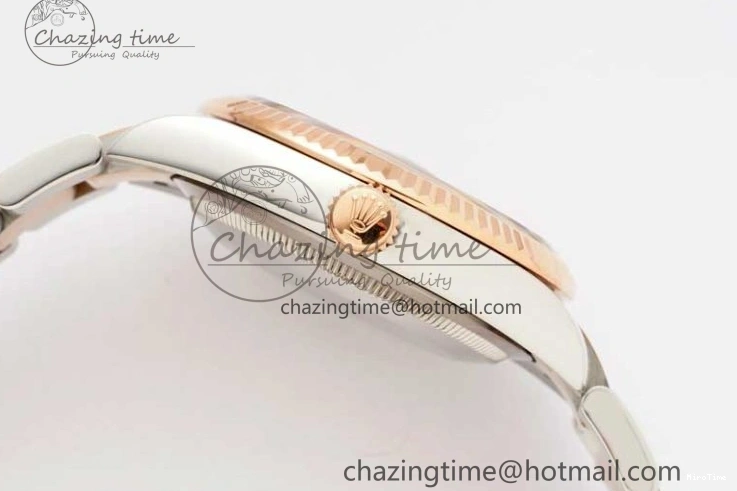 MiroTime 0414 Breathable DateJust 36mm DIWF 1:1 Best Edition 904L Steel Gray Dial on SS RG Oyster Bracelet SA 2310